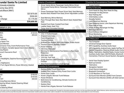 Used 2020 Hyundai Santa Fe Limited FWD image 28