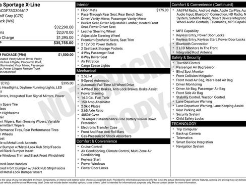 Used 2025 Kia Sportage X-Line w/ Premium Package AWD/4WD image 5