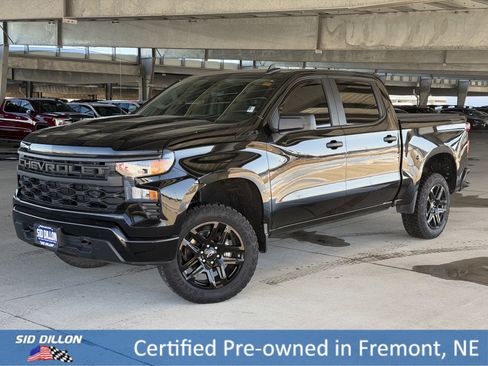 Certified 2023 Chevrolet Silverado 1500 Custom Trail Boss w/ Midnight Edition image 1