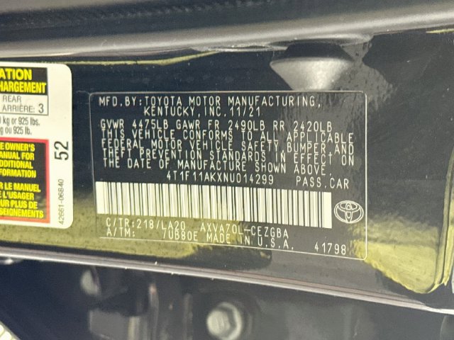 Used 2022 Toyota Camry XLE FWD image 37
