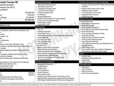 Certified 2026 Hyundai Tucson SE FWD image 31
