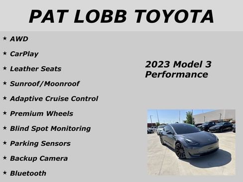 Used 2023 Tesla Model 3 Performance AWD/4WD image 14
