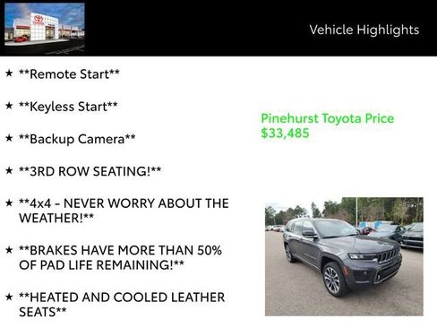 Used 2022 Jeep Grand Cherokee L Overland w/ Luxury Tech Group IV image 19