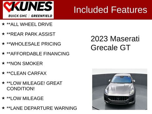 Used 2023 Maserati Grecale GT AWD/4WD image 3