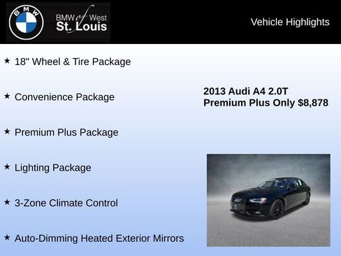 Used 2013 Audi A4 2.0T Premium Plus FWD image 7