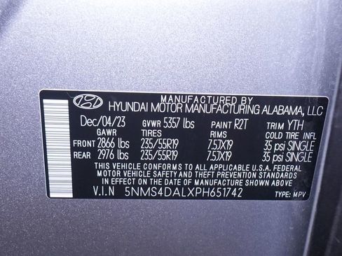 Used 2023 Hyundai Santa Fe Limited w/ Cargo Package image 52