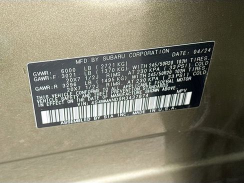 Certified 2024 Subaru Ascent Limited AWD/4WD image 33