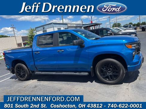 Used 2023 Chevrolet Silverado 1500 Custom w/ LPO, Dark Essentials Package AWD/4WD image 1
