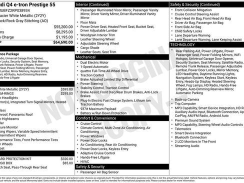 Used 2024 Audi Q4 e-tron Prestige AWD/4WD image 5