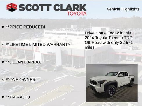 Used 2024 Toyota Tacoma TRD Off-Road AWD/4WD image 12