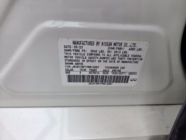 Certified 2023 INFINITI Q50 Luxe w/ Cargo Package RWD image 22