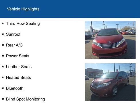 Used 2016 Toyota Sienna XLE image 2