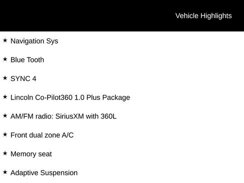 Used 2023 Lincoln Nautilus Reserve w/ Equipment Group 202A image 8