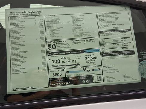 New 2026 BMW i4 eDrive40 w/ M Sport Package image 32