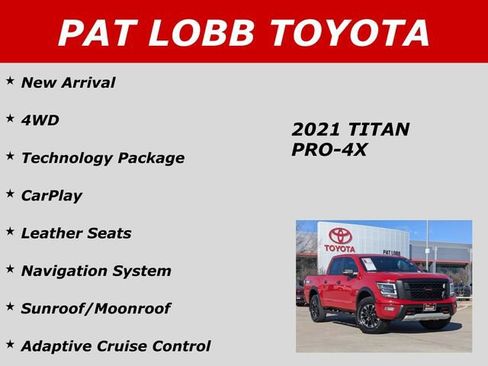 Used 2021 Nissan Titan PRO-4X w/ Pro-4x Convenience Package image 38