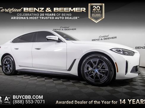 Used 2023 BMW i4 eDrive40 w/ Premium Package RWD image 1