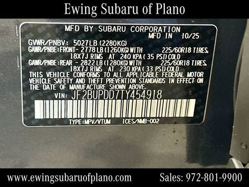Used 2026 Subaru Outback Limited AWD/4WD image 34