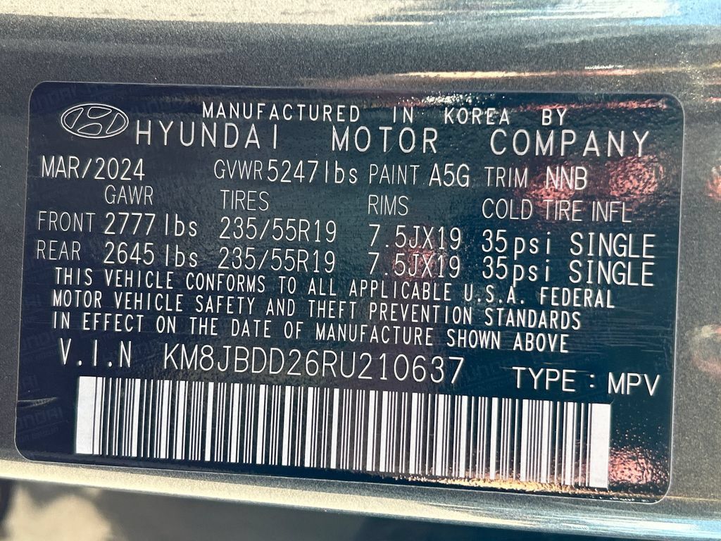 Used 2024 Hyundai Tucson SEL AWD/4WD image 33