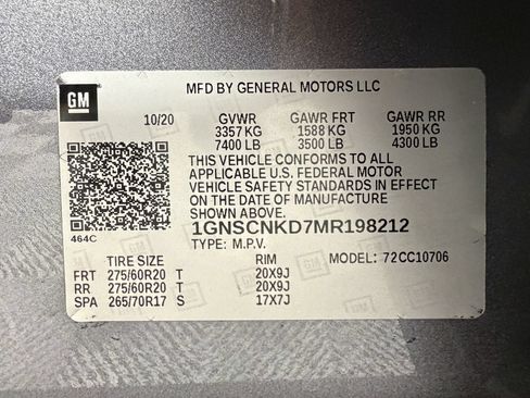 Used 2021 Chevrolet Tahoe LT w/ LT Signature Package RWD image 15