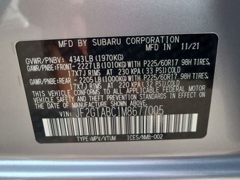 Used 2021 Subaru Crosstrek 2.0i AWD/4WD image 29