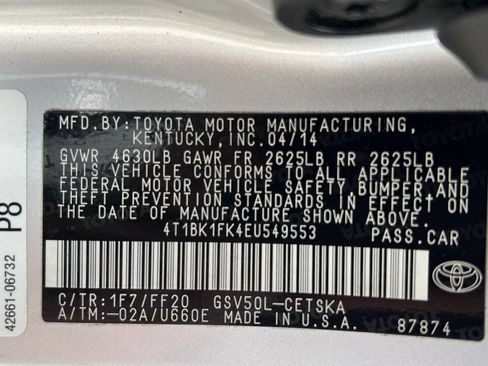 Used 2014 Toyota Camry SE w/ Moonroof Package image 23