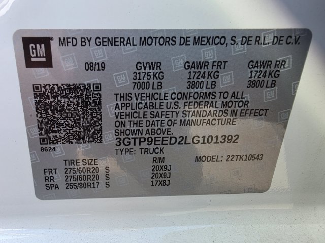 Used 2020 GMC Sierra 1500 AT4 w/ AT4 Premium Package AWD/4WD image 9