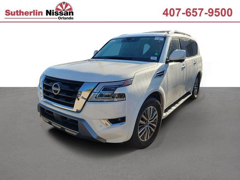 Used 2023 Nissan Armada SL w/ Captain's Chairs Package RWD image 1