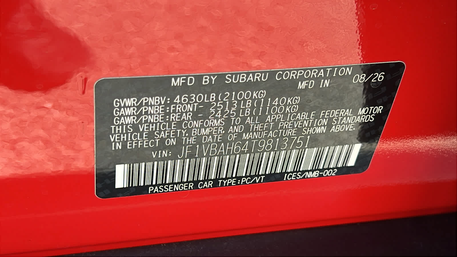 New 2026 Subaru WRX Premium AWD/4WD image 30