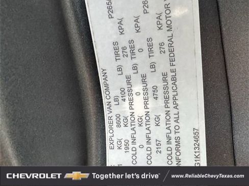 Used 2019 GMC Savana 2500 Extended image 11