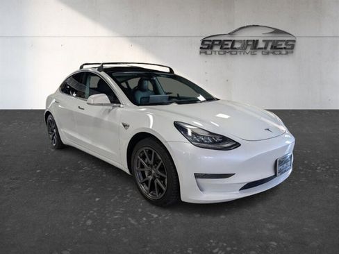 Used 2020 Tesla Model 3 Long Range AWD/4WD image 1