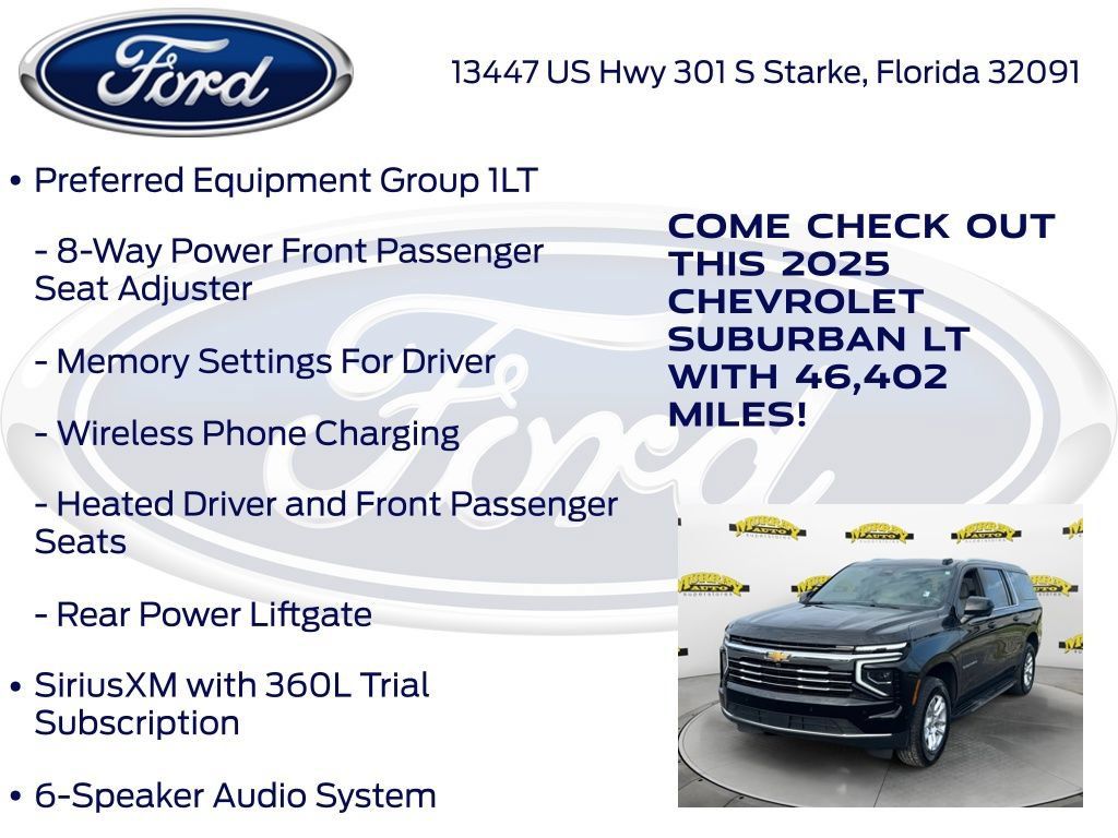 Used 2025 Chevrolet Suburban LT RWD image 22