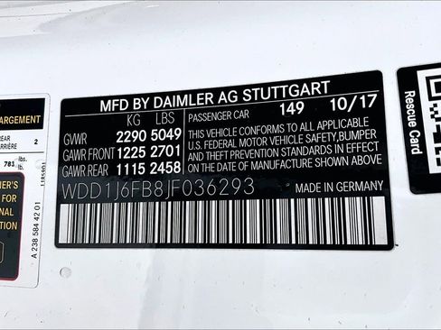 Used 2018 Mercedes-Benz E 400 Coupe w/ Premium 1 Package image 33