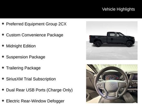 Certified 2025 Chevrolet Silverado 1500 Custom Trail Boss w/ Midnight Edition image 16