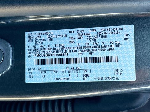 Used 2023 Ford Escape Active AWD/4WD image 23