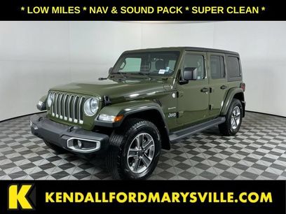 Used 2021 Jeep Wrangler Unlimited Sahara w/ Uconnect 4C Nav & Sound Group