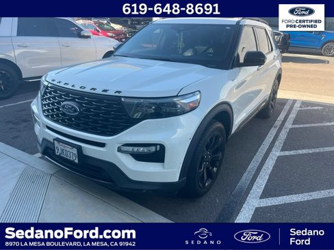 Used 2023 Ford Explorer ST-Line w/ Class IV Trailer Tow Package RWD image 1