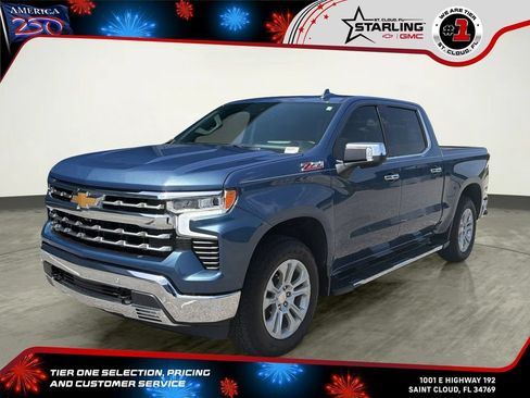 Used 2024 Chevrolet Silverado 1500 LTZ w/ Technology Package AWD/4WD image 1