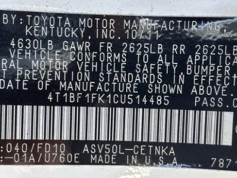 Used 2012 Toyota Camry LE image 20