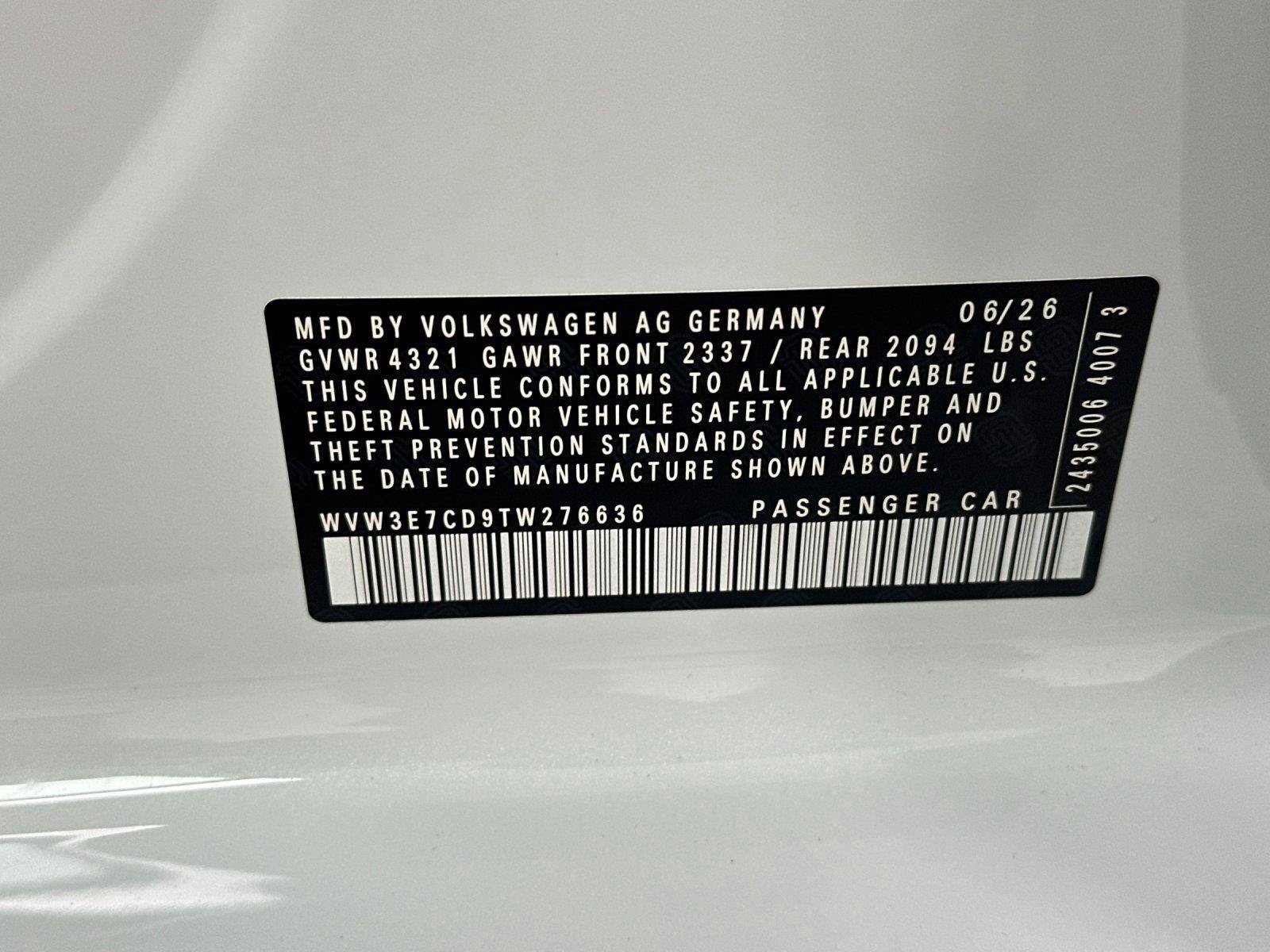New 2026 Volkswagen GTI SE FWD image 27
