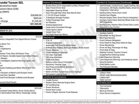 Used 2023 Hyundai Tucson SEL image 2