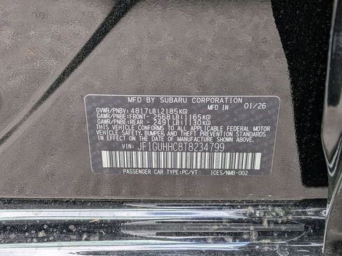 New 2026 Subaru Impreza RS image 35