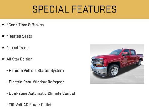Used 2018 Chevrolet Silverado 1500 LT w/ All Star Edition AWD/4WD image 6