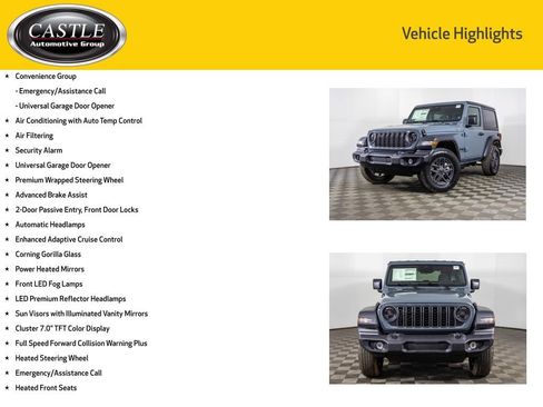 New 2026 Jeep Wrangler Sport S AWD/4WD image 7