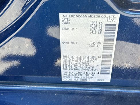 Certified 2024 Nissan Altima 2.5 SR FWD image 27