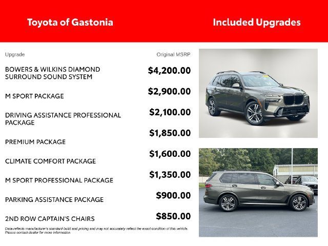 Used 2024 BMW X7 xDrive40i w/ M Sport Package AWD/4WD image 4