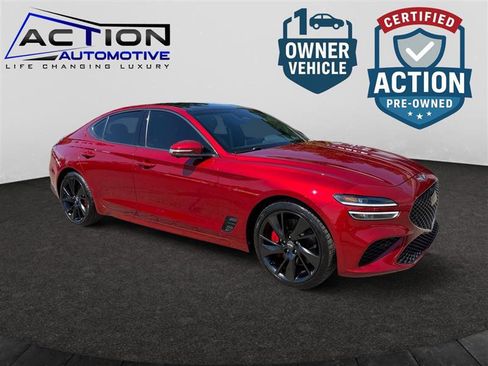 Used 2023 Genesis G70 3.3T w/ Sport Prestige Package RWD image 1