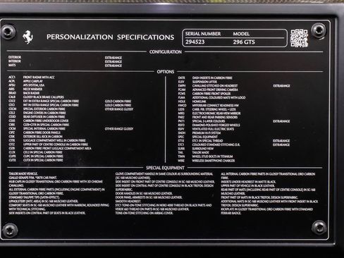 Certified 2023 Ferrari 296 GTS RWD image 59