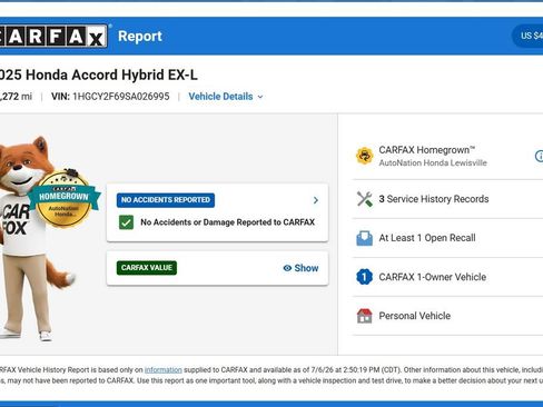 Used 2025 Honda Accord EX-L image 11
