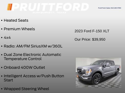 Used 2023 Ford F150 XLT w/ Equipment Group 302A High image 37