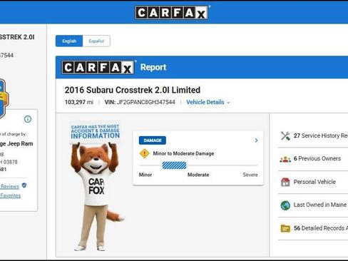Used 2016 Subaru Crosstrek 2.0i Limited AWD/4WD image 11